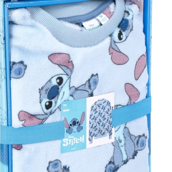 NIB Disney Stitch womens plush sweater size XS - Picture 4 of 6